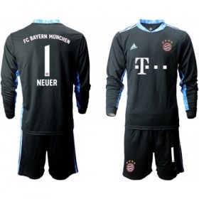 Koszulka Bayern Monachium Manuel Neuer 1 Bramkarskie Dziecięca Precz 2020/21 - Koszulki Piłkarskie(L/S)